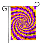 Yellow Twisted Moving Optical Illusion House Flag