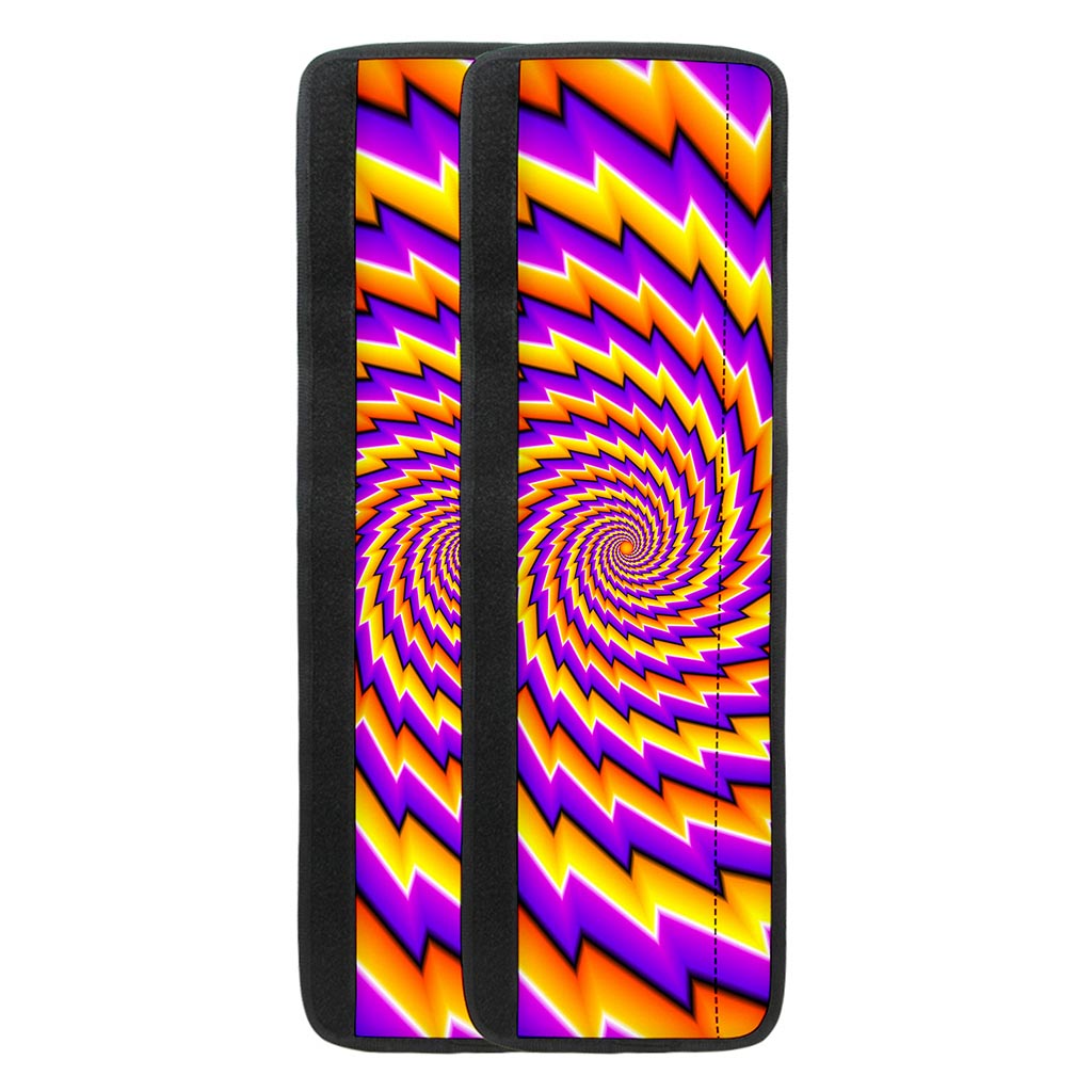 Yellow Twisted Moving Optical Illusion Refrigerator Handle Covers
