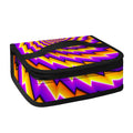 Yellow Twisted Moving Optical Illusion Small Lunch Bag