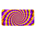 Yellow Twisted Moving Optical Illusion Towel