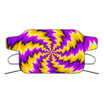 Yellow Vortex Moving Optical Illusion Car Windshield Snow Cover