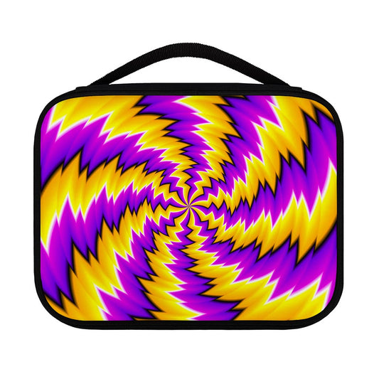 Yellow Vortex Moving Optical Illusion Classic Bible Case