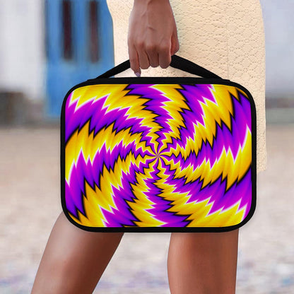 Yellow Vortex Moving Optical Illusion Classic Bible Case