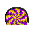 Yellow Vortex Moving Optical Illusion Coin Purse