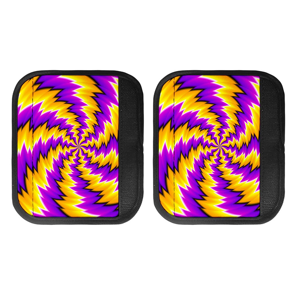 Yellow Vortex Moving Optical Illusion Handle Covers
