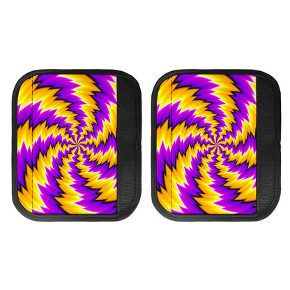Yellow Vortex Moving Optical Illusion Handle Covers