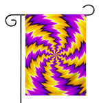 Yellow Vortex Moving Optical Illusion House Flag