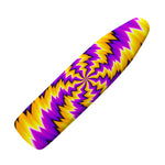 Yellow Vortex Moving Optical Illusion Ironing Board Cover