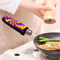 Yellow Vortex Moving Optical Illusion Skillet Handle Cover