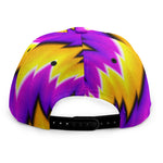 Yellow Vortex Moving Optical Illusion Snapback Cap