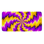 Yellow Vortex Moving Optical Illusion Towel