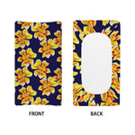 Yellow Watercolor Lily Pattern Print Changing Pad Cover