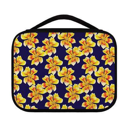 Yellow Watercolor Lily Pattern Print Classic Bible Case