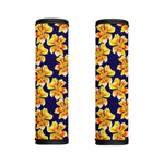 Yellow Watercolor Lily Pattern Print Handle Covers