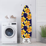 Yellow Watercolor Lily Pattern Print Ironing Board Cover