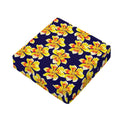 Yellow Watercolor Lily Pattern Print Outdoor Seat Cushion Cover