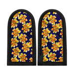 Yellow Watercolor Lily Pattern Print Skillet Handle Cover