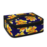 Yellow Watercolor Lily Pattern Print Small Lunch Bag