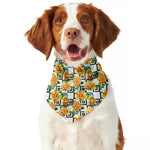 Yellow Watercolor Rose Print Dog Bandana