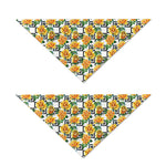 Yellow Watercolor Rose Print Dog Bandana