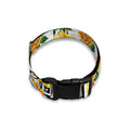 Yellow Watercolor Rose Print Dog Collar