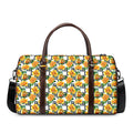 Yellow Watercolor Rose Print Duffel Bag