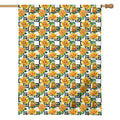 Yellow Watercolor Rose Print House Flag