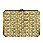 Yellow Watercolor Rose Print Laptop Sleeve
