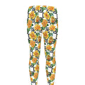 Yellow Watercolor Rose Print Men's Leggings