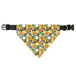 Yellow Watercolor Rose Print Over The Collar Dog Bandana