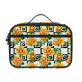 Yellow Watercolor Rose Print Portable Lunch Bag