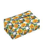 Yellow Watercolor Rose Print Rectangle Tissue Box Cover