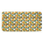 Yellow Watercolor Rose Print Towel