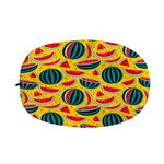 Yellow Watermelon Pieces Pattern Print Car Side Mirror Covers