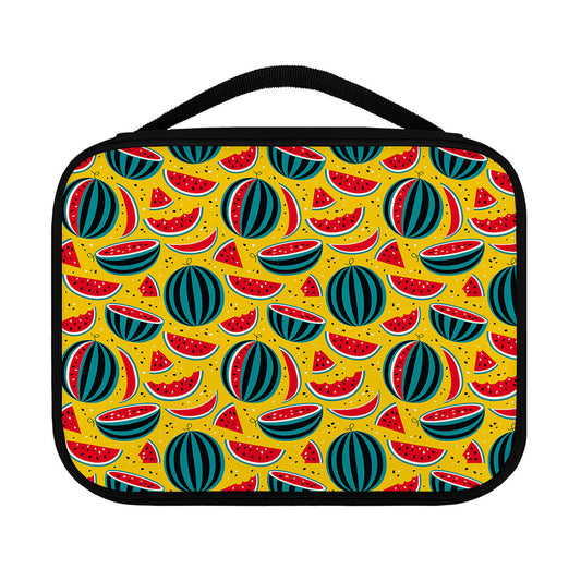 Yellow Watermelon Pieces Pattern Print Classic Bible Case
