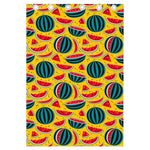 Yellow Watermelon Pieces Pattern Print Curtain