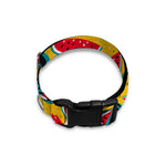 Yellow Watermelon Pieces Pattern Print Dog Collar