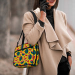 Yellow Watermelon Pieces Pattern Print Double Strap Bible Bag