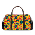 Yellow Watermelon Pieces Pattern Print Duffel Bag
