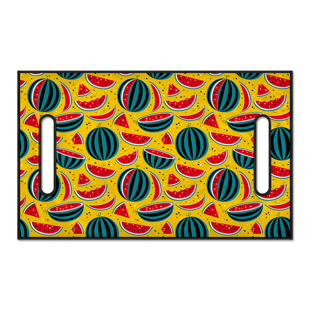 Yellow Watermelon Pieces Pattern Print Golf Cart Seat Cover