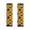 Yellow Watermelon Pieces Pattern Print Handle Covers