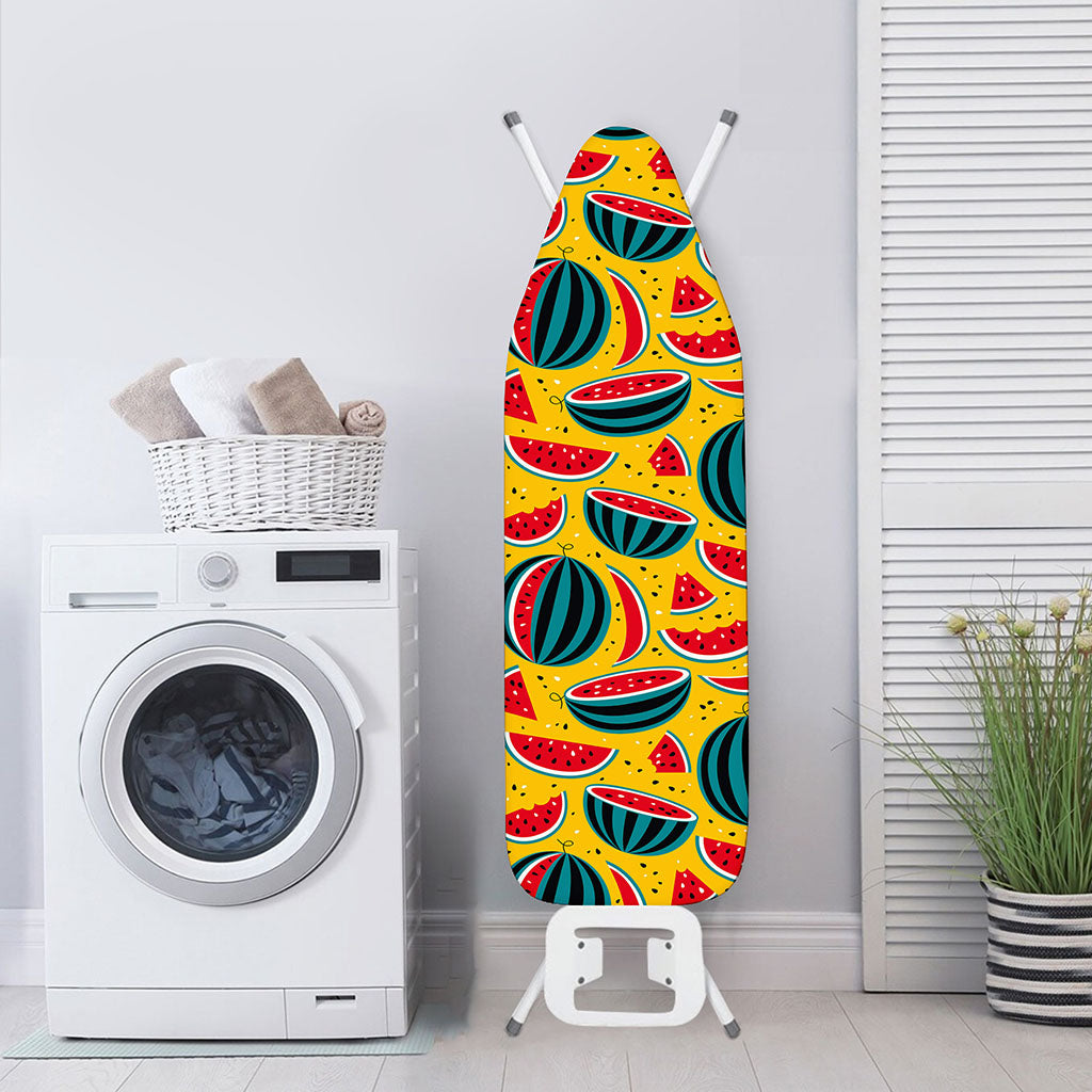 Yellow Watermelon Pieces Pattern Print Ironing Board Cover