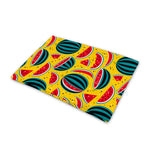 Yellow Watermelon Pieces Pattern Print Pet Cooling Mat Cover