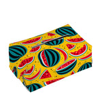 Yellow Watermelon Pieces Pattern Print Rectangle Tissue Box Cover