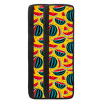 Yellow Watermelon Pieces Pattern Print Refrigerator Handle Covers