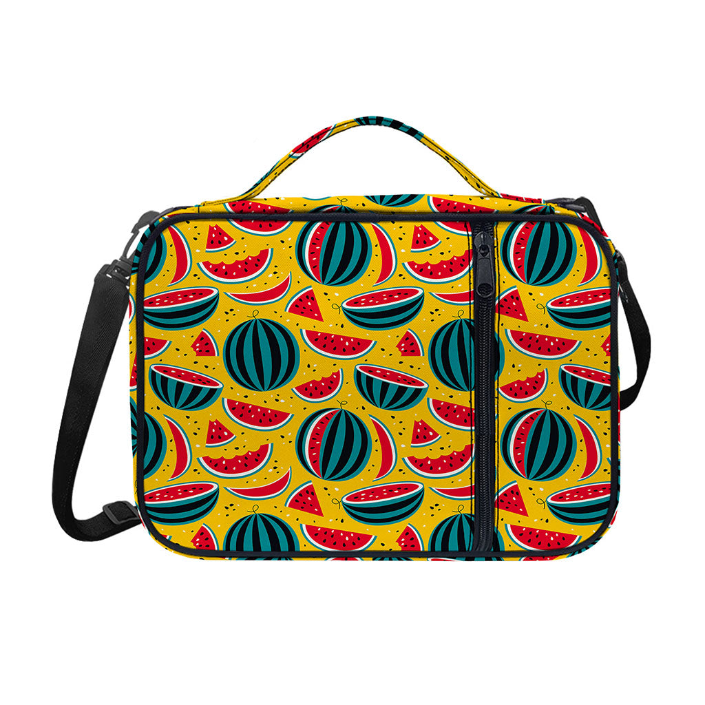 Yellow Watermelon Pieces Pattern Print Shoulder Strap Bible Bag