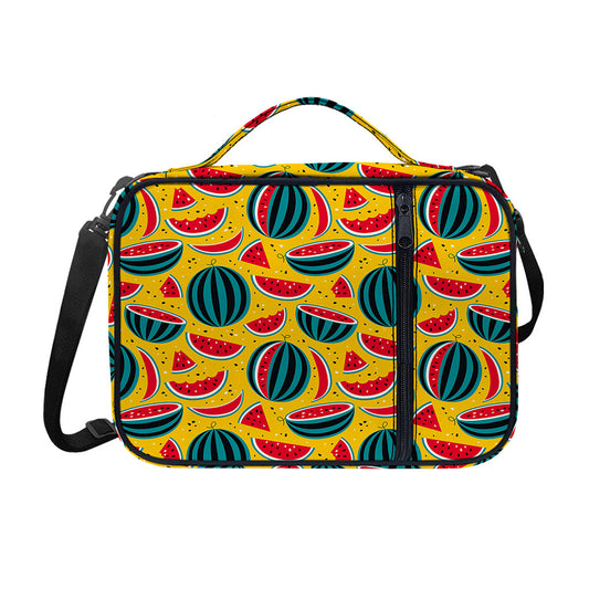 Yellow Watermelon Pieces Pattern Print Shoulder Strap Bible Bag