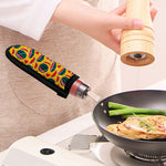 Yellow Watermelon Pieces Pattern Print Skillet Handle Cover