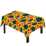 Yellow Watermelon Pieces Pattern Print Tablecloth