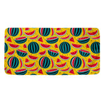 Yellow Watermelon Pieces Pattern Print Towel